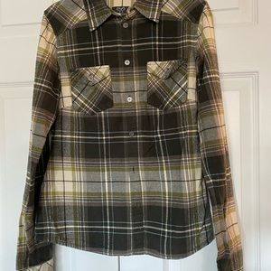 Aritzia plaid shirt sz XS